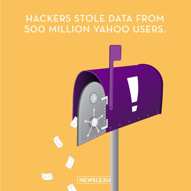Hackers stole data from 500 million yahoo users